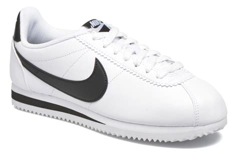 Wmns Classic Cortez Leather 'White Black' 